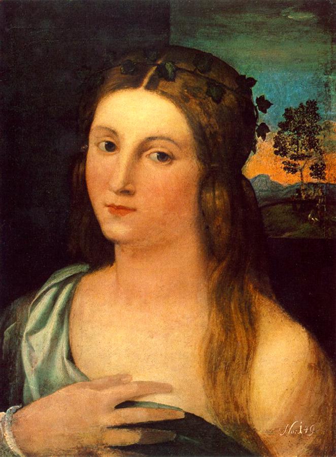 Portrait of a Young Woman ag